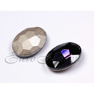 Кристалл ювелирный "Овал" 10х14мм (стекло) RGLA-A010-10x14mm-M цв.02